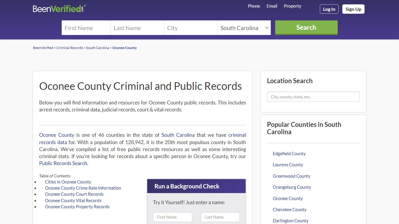 Oconee County Arrest Records in SC - Court & Criminal ...